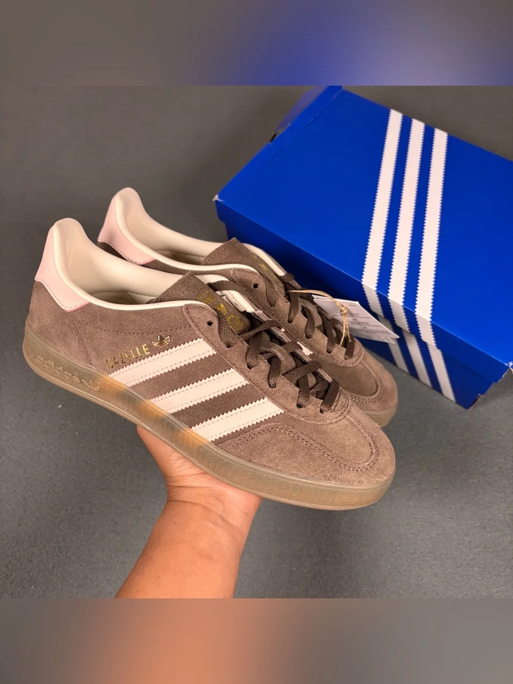 Adidas Gazelle Indoor Earth Strata Women's Size 7